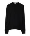 Burberry Ekd Motif Cashmere Sweater In Black