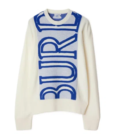 BURBERRY LOGO WOOL SWEATER
