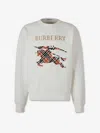 Burberry Crewneck Cotton Sweatshirt With Cross Stitch Ekd