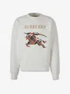 Burberry Crewneck Cotton Sweatshirt With Cross Stitch Ekd