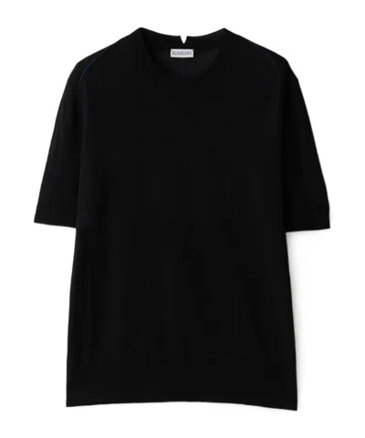 BURBERRY ROUND-NECK WOOL T-SHIRT