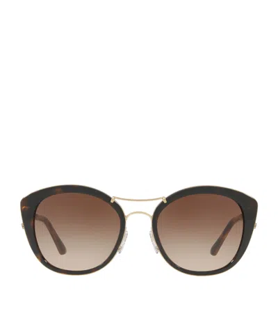 Burberry Round Sunglasses In Brown