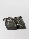 Burberry Men Check Nylon-blend Pillow Mule