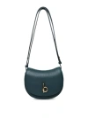 Burberry Rounded Shoulder Bag With Gold-tone Clasp In Vine
