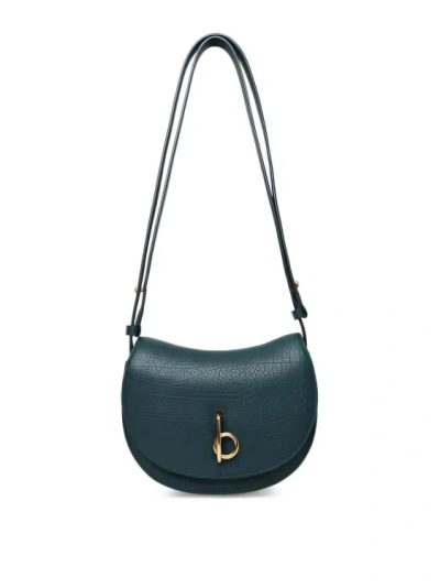 Burberry Rounded Shoulder Bag With Gold-tone Clasp In Vine