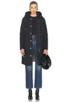 Burberry Roxby Diamond-quilted Mid-length Coat In Black