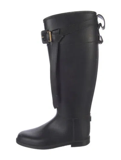 Pre-owned Burberry Rubber Boots In Multi