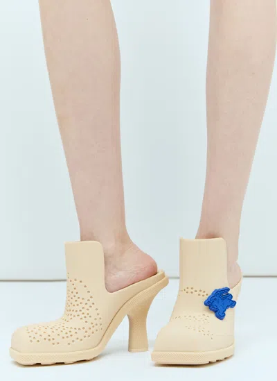 BURBERRY RUBBER HIGHLAND MULES