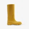 Burberry Rubber Marsh Tall Boots In Manilla