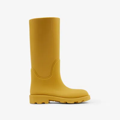 Burberry Rubber Marsh Tall Boots In Manilla