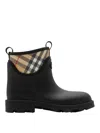 Burberry Women Marsh Stamp Rubber Ankle Boots In Multi