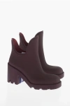 Burberry Water-resistant Pebbled Rubber Boots