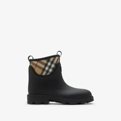 BURBERRY BURBERRY RUBBER MARSH STAMP LOW BOOTS​
