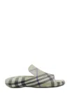 Burberry Men's Stingray Check Rubber Slide Sandals