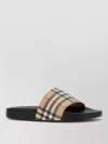 Burberry Fashionable Sandals With Embossed Lettering And Contoured Insole In Neutral
