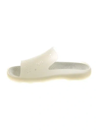 Pre-owned Burberry Rubber Slides In Transparent