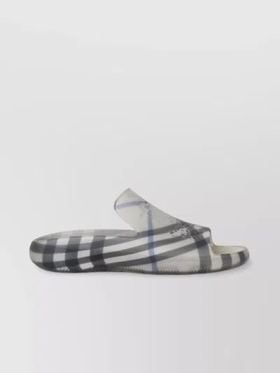 BURBERRY RUBBER SLIPPERS 'STINGRAY' PLAT SOLE