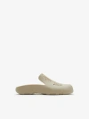 Burberry Stingray Perforated Clogs In Field