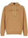 Burberry Biscuit Cotton Sweatshirt In Neutrals