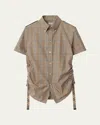 Burberry Camicia In Popeline Ricamato  Donna