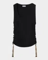 Burberry Festival-style Tank Top In Black