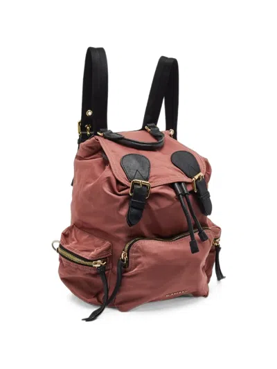 Pre-owned Burberry Rucksack Buckle-fastening Backpack In Pink