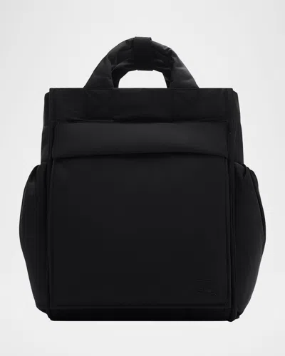 Burberry Rucksack Diaper Bag W/ Changing Mat In Black