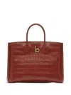 Burberry Small Rocking Horse Tote Bag In Red