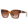 Burberry Tb Square Acetate Sunglasses In Brown