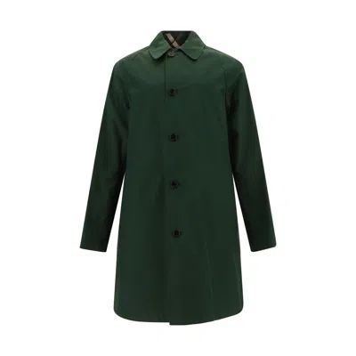 BURBERRY BURBERRY RW BREASTED MIDI MEN'S COAT