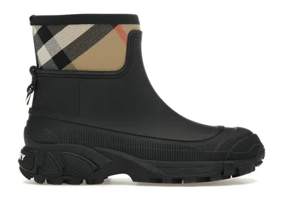 Pre-owned Burberry Ryan Ankle Boot (women's) Sneakers In Black