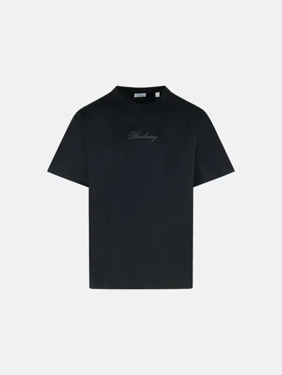 Burberry 'ryan' Black Cotton T-shirt