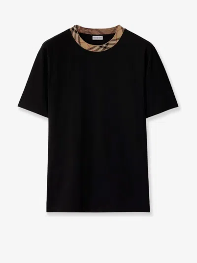 Burberry Ryan Cotton T-shirt In Black