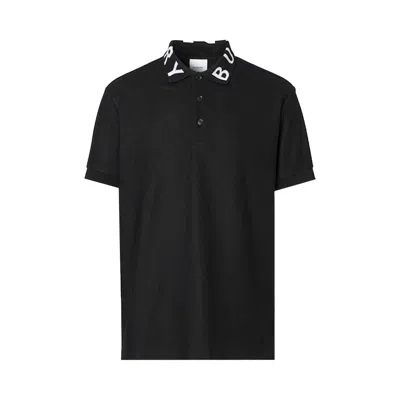 Pre-owned Burberry Ryland Collar Logo Polo 'black' | Men's Size Xl