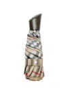 Burberry Sabd Ip Check Compact Umbrella In White