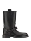 Burberry Knee-high Saddle Boots With Buckle Detail