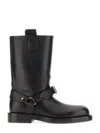 Burberry Knee-high Saddle Boots With Buckle Detail