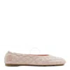 Burberry Sadler Leather Ballerina Flats Women