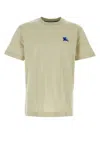 Burberry Ekd-embroidered Cotton T-shirt In Lichen