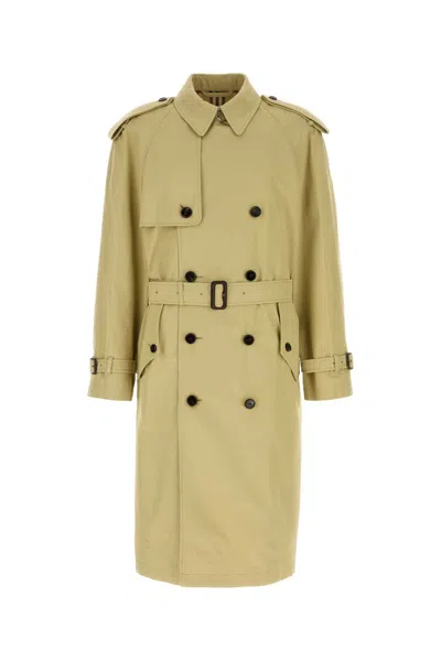 Burberry "highbury" Trench Coat In Green