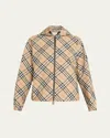Burberry Women Archivio Check Waterproof Jacket