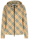 Burberry Salcombe Hooded Jacket In Polyester Sabbia In Neutral