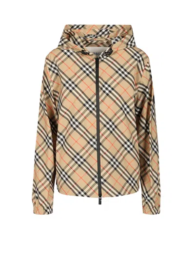 BURBERRY SALCOMBE TRADITIONAL CHECK NYLON JACKET