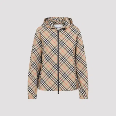 Burberry Salcombe Windbreaker In Nude