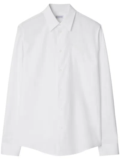 Burberry Salt Cotton Shirt In White