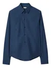 Burberry Sam Cp In Blue