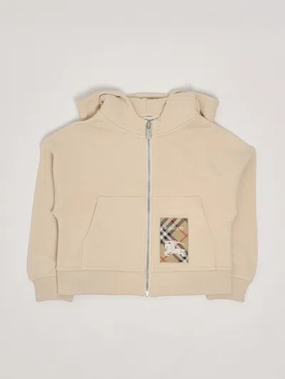 Burberry Kids' Sami Hoodie Hoodie In Beige
