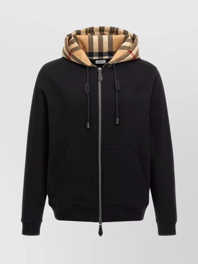 BURBERRY 'SAMUEL' DRAWSTRING HOODED KANGAROO POCKET SWEATER