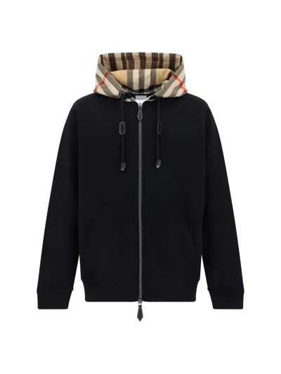 Burberry Samuel Hoodie In Black