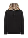 Burberry Iconic Check Pattern Hooded Cotton Top